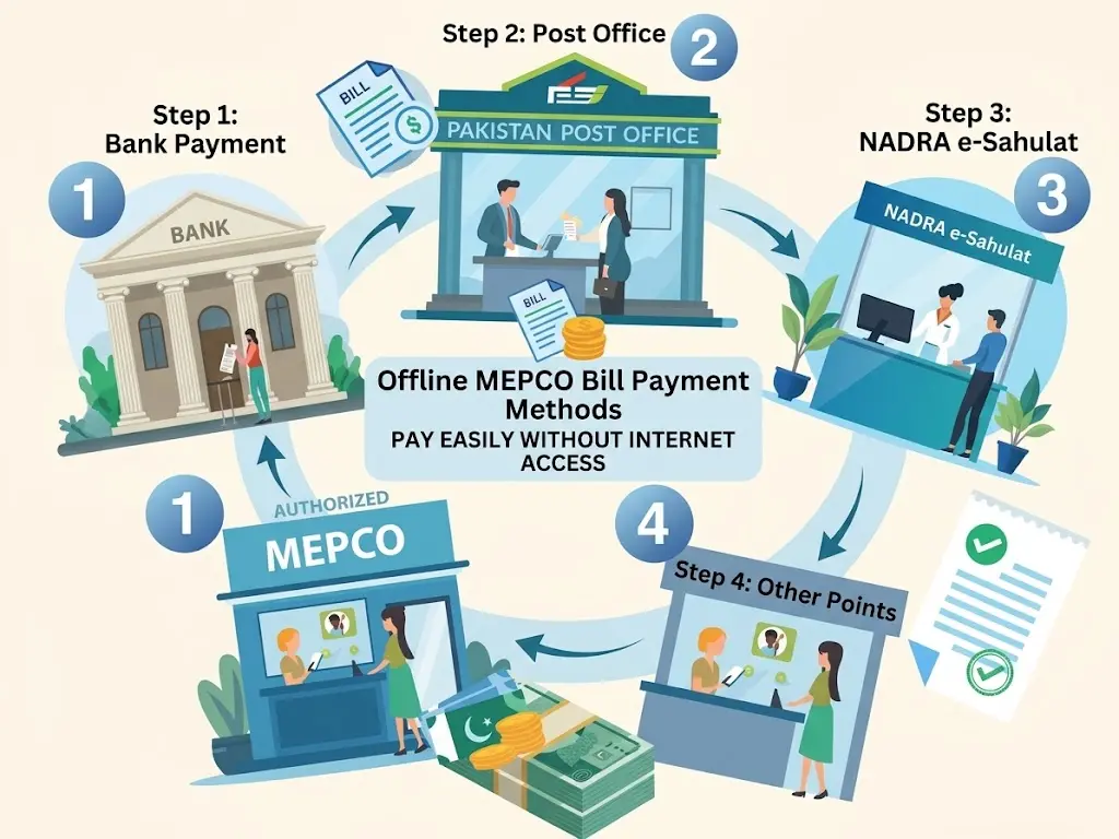 MEPCO Bill Payment Methods