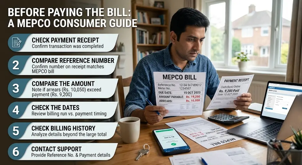 Why Your MEPCO Bill Still Shows Unpaid Balance After Payment