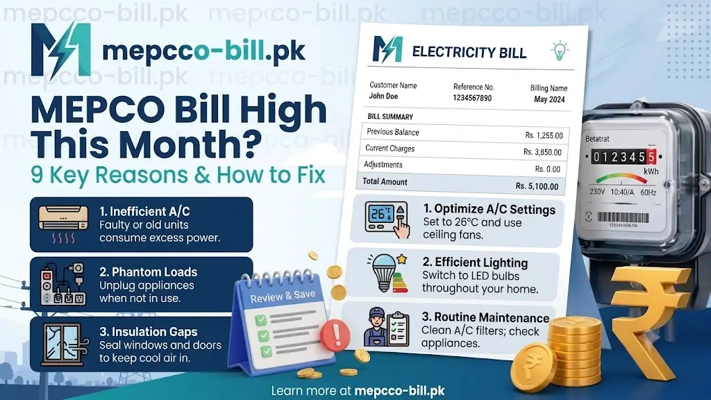 5 Reasons Your MEPCO Bill Doubled This Month