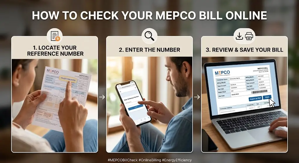 BILL CHECKING PROCESS IN 3 SIMPLE STEPS