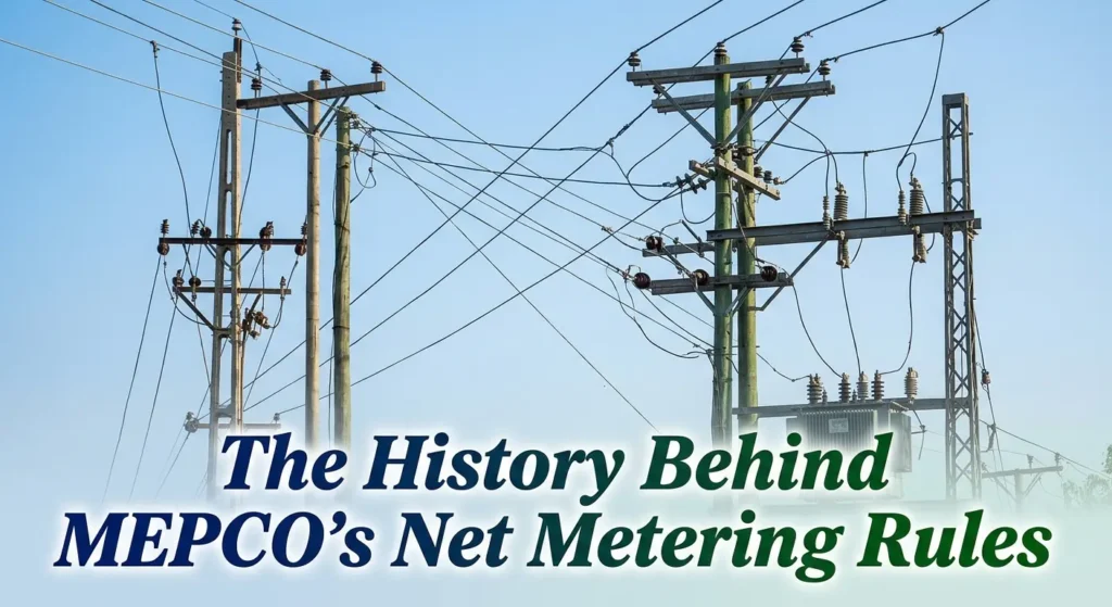 The History Behind MEPCO's Net Metering Rules