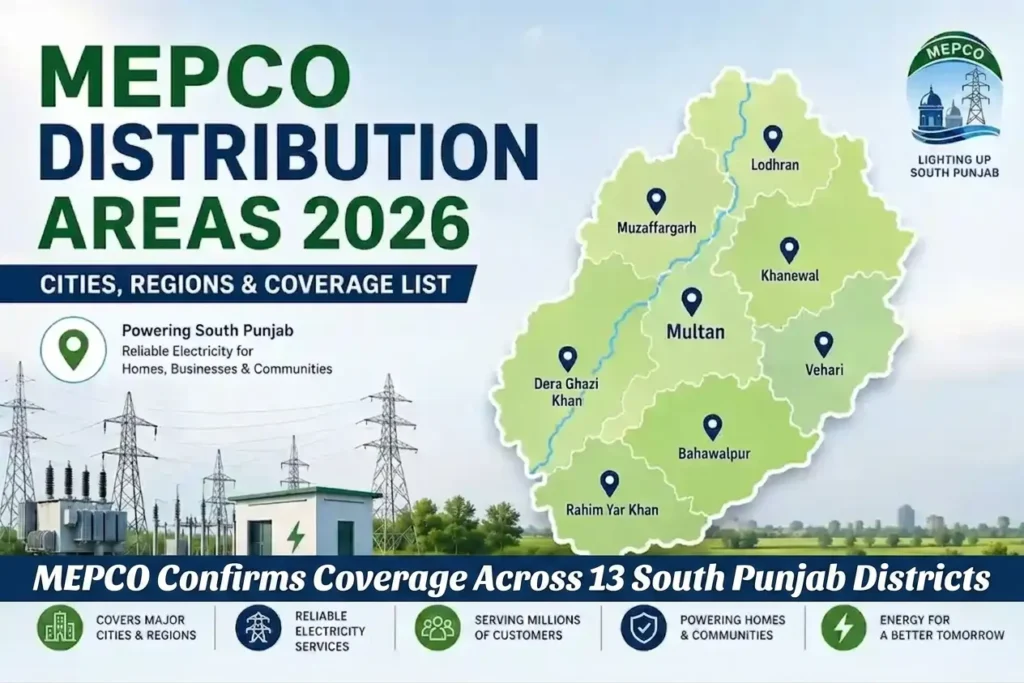 MEPCO Confirms Coverage Across 13 South Punjab Districts