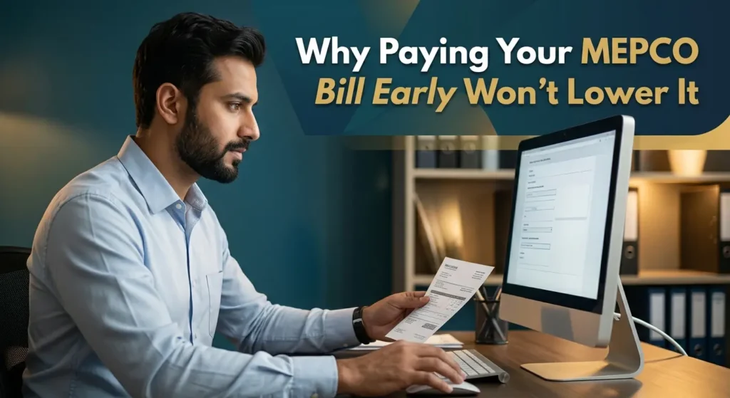 Why Paying Your MEPCO Bill Early Won't Lower It