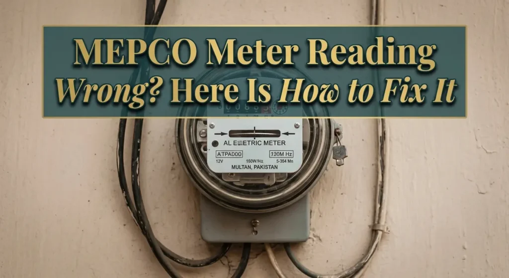 MEPCO Meter Reading Wrong? Here Is How to Fix It