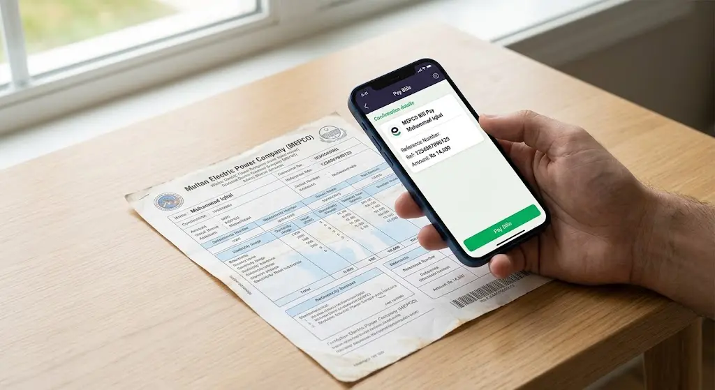 Mepcco-Bill Shows You Every Way to Pay MEPCO Bills