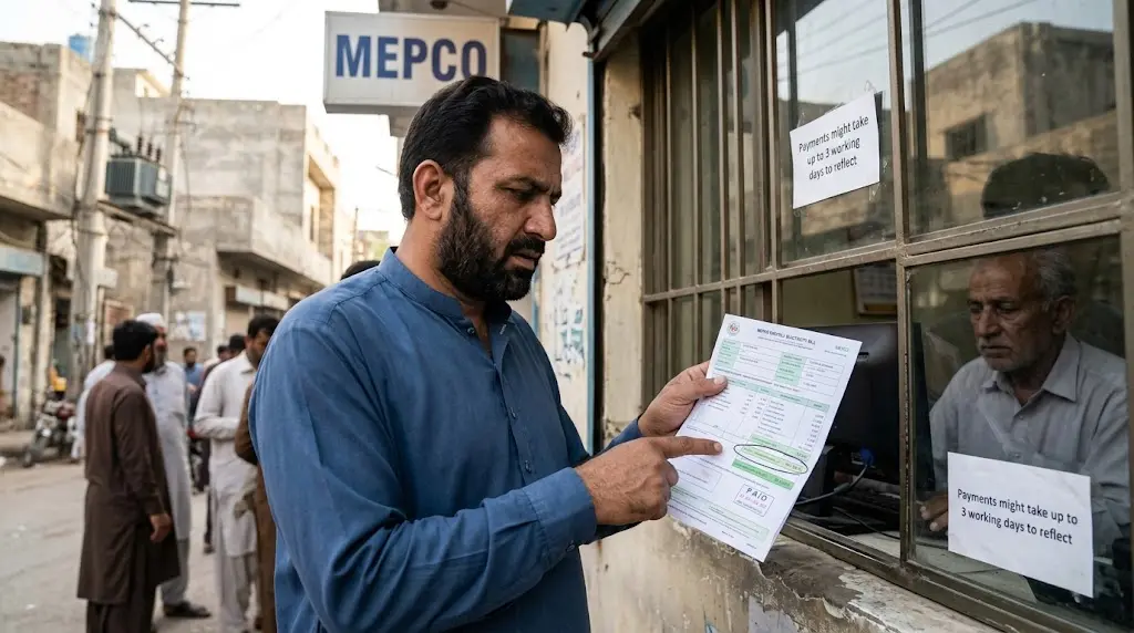 Why Your MEPCO Bill Still Shows Unpaid Balance After Payment