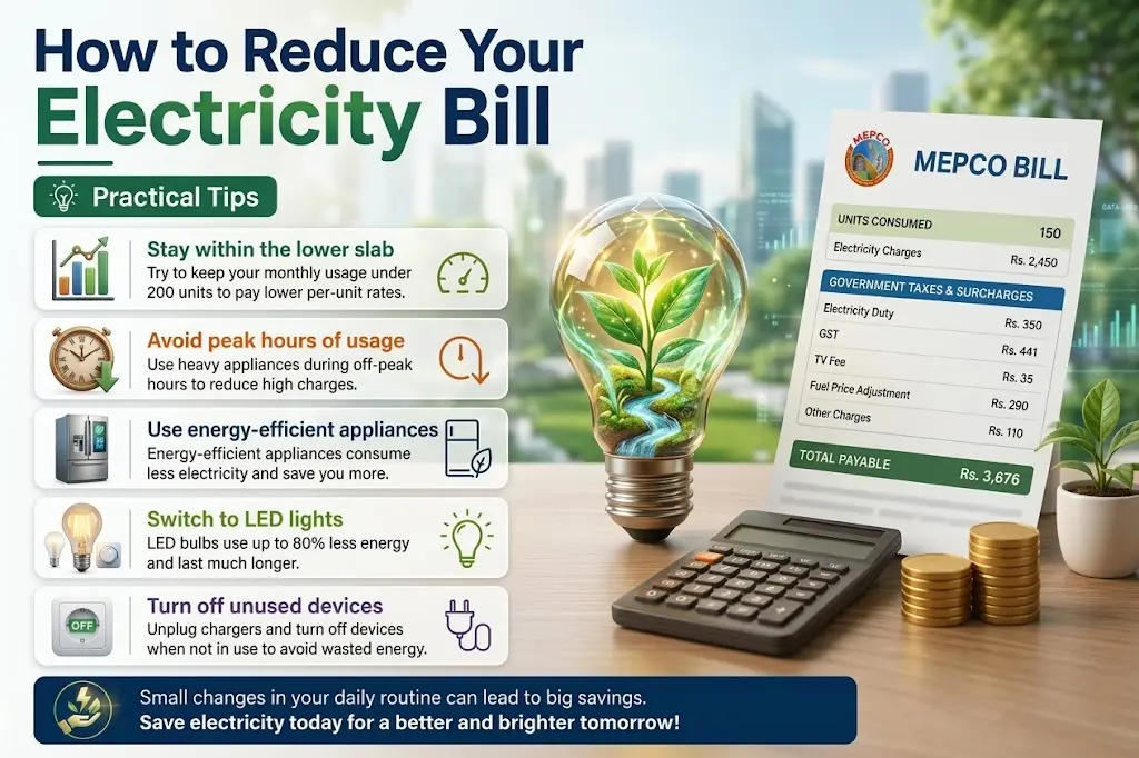 How to Reduce Your MEPCO Electricity Bill