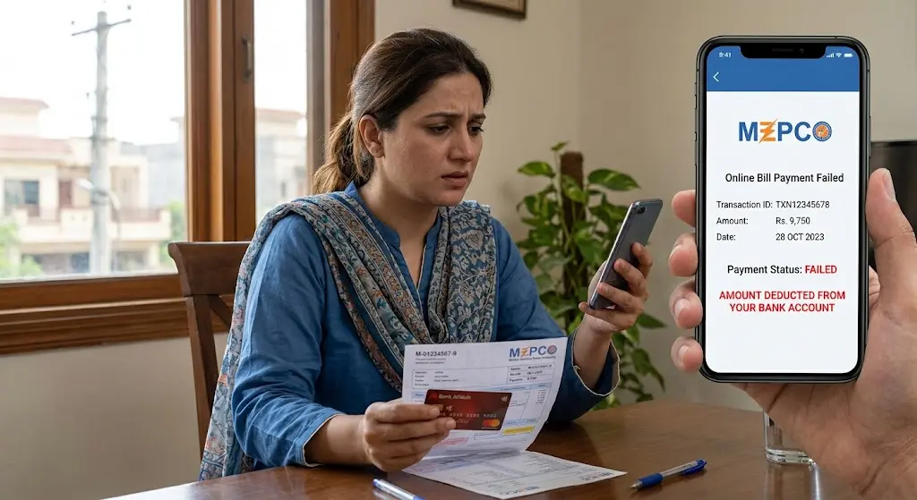 MEPCO Bill Payment Failed but Amount Deducted?
