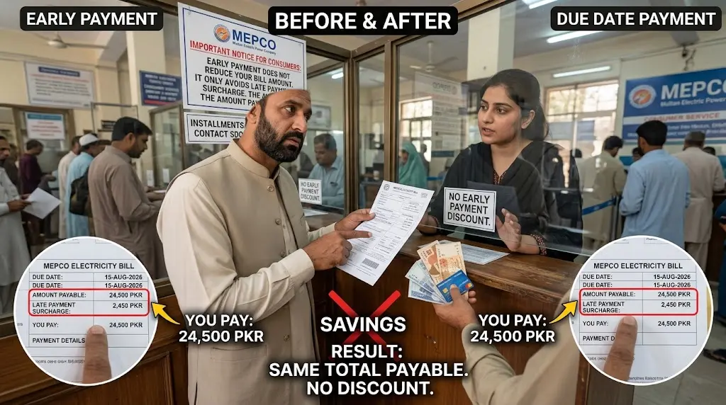 Why Paying Your MEPCO Bill Early Won't Lower It