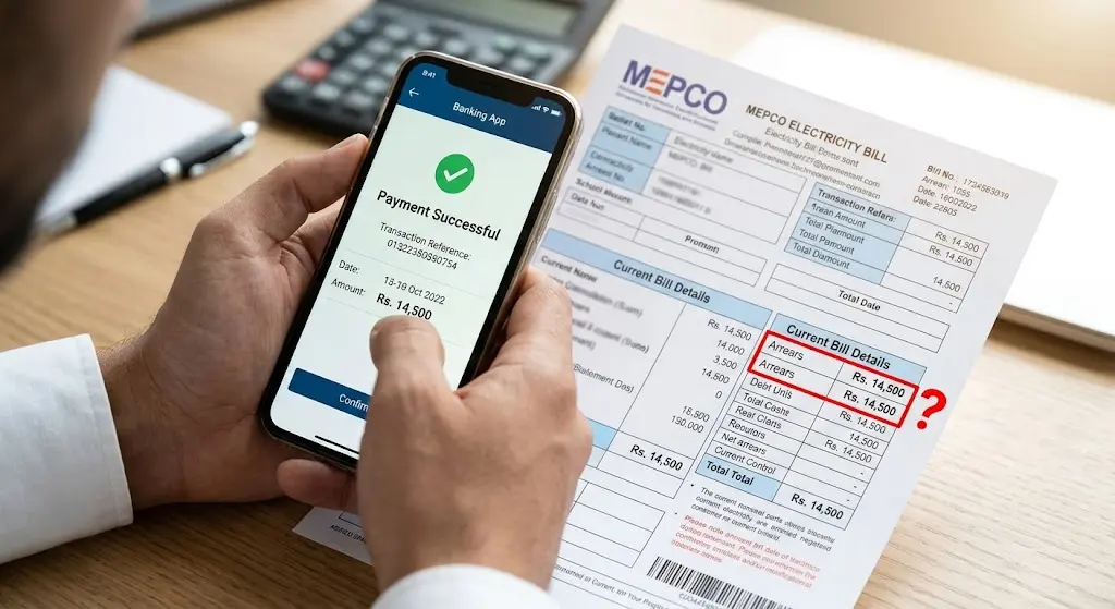 MEPCO Bill Shows Unpaid After Payment? Here Is How to Check